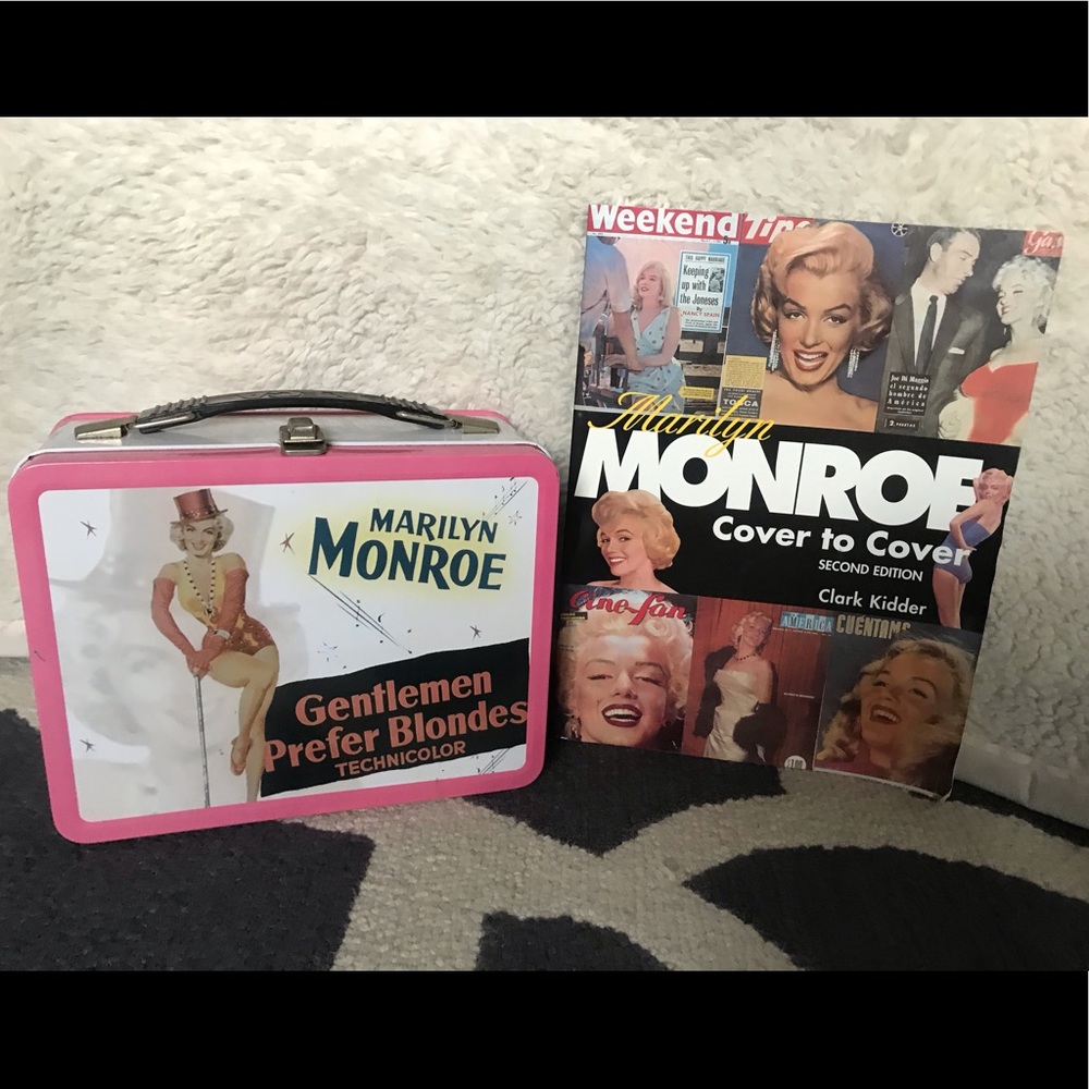 Marilyn Monroe Lunchbox and book